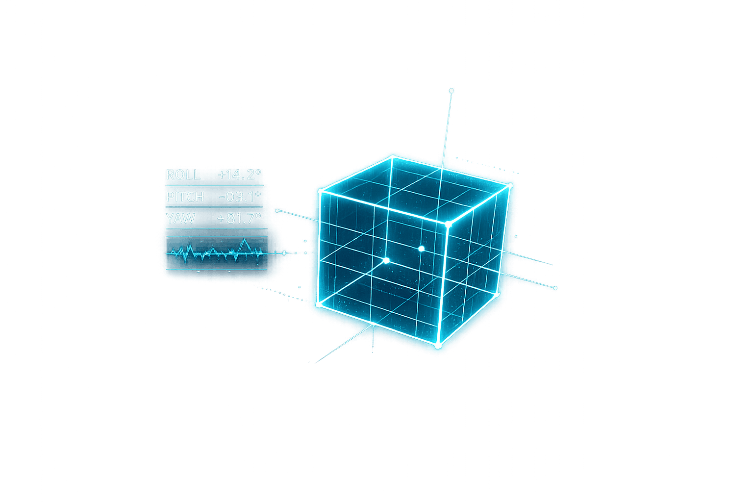 Realtime IMU telemetry and 3D motion tracking visualization